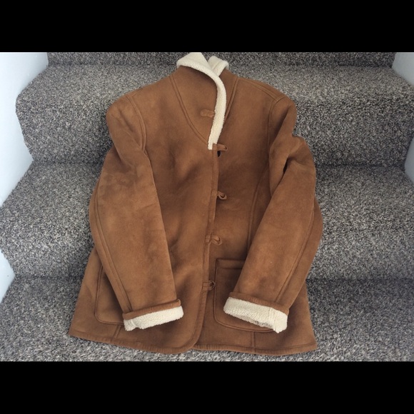 Lands End Jacket Faux Suede Shera - Picture 5 of 5
